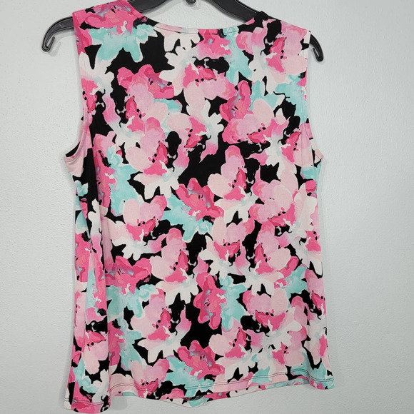 M Black Label by Evan Picone Floral blouse CC - Picture 2 of 10